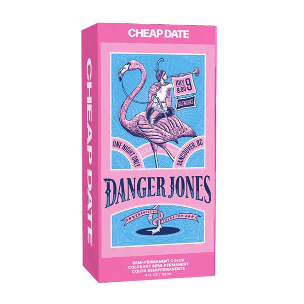 Danger Jones Semi Permanent Hair Colour - CHEAP DATE (Light Pink) 118ml