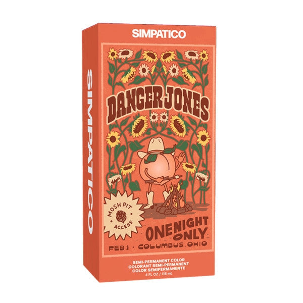 Danger Jones Semi Permanent Hair Colour - SIMPATICO (Light Peach) 118ml