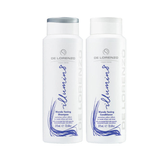 De Lorenzo Instant ILLUMIN8 Shampoo & Conditioner 375ml Bundle