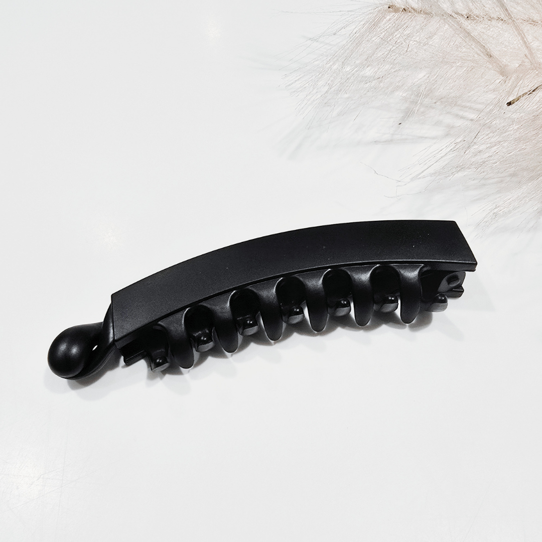 Done Sleek Hold Banana Clip 10cms - Black Matte