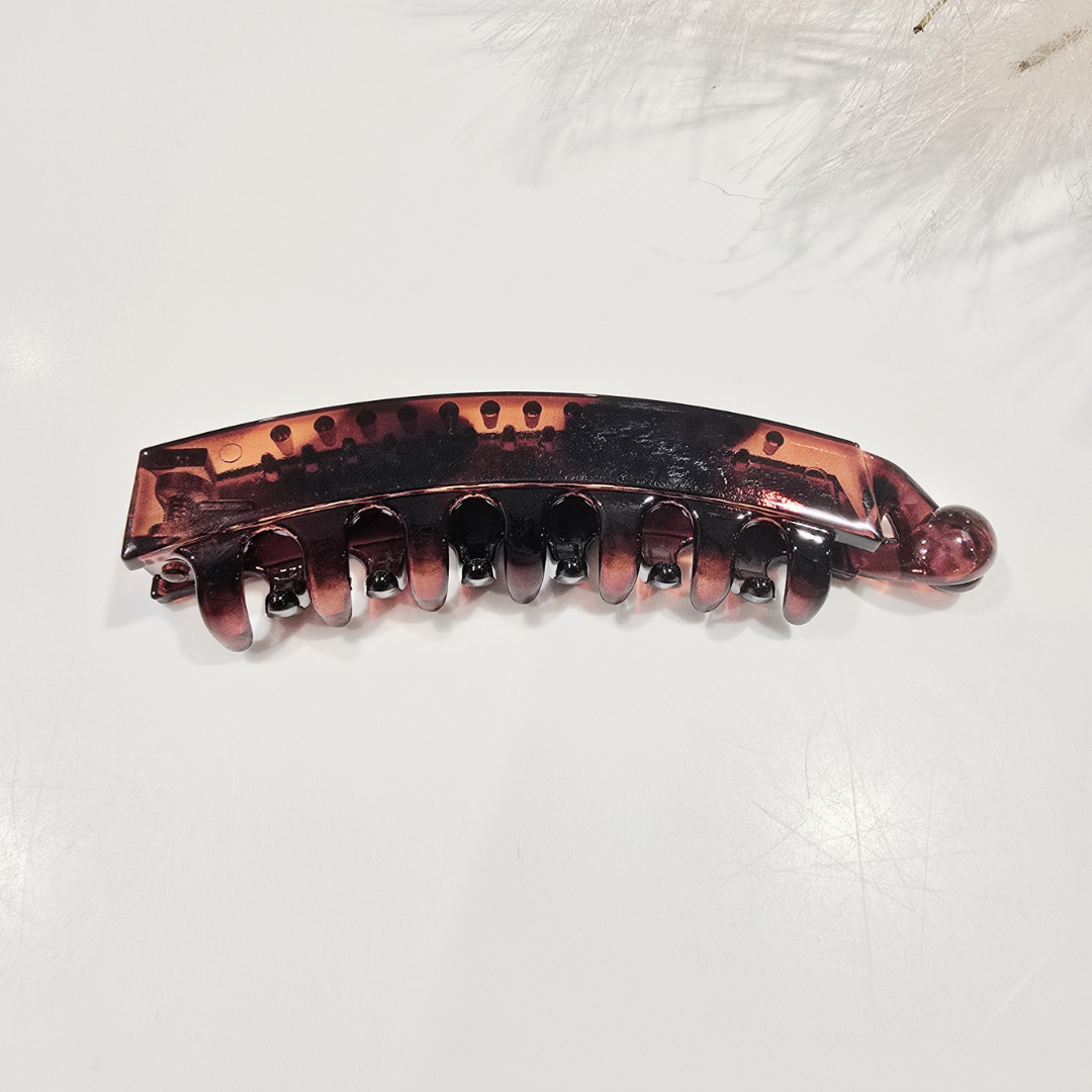 Done Sleek Hold Banana Clip 10cms - Brown