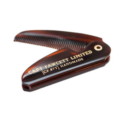 Captain Fawcett Folding Pocket MOUSTACHE Comb (CF.87T)