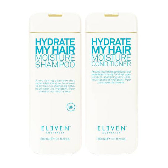Eleven Australia Hydrate My Hair Shampoo & Conditioner 300ml Bundle