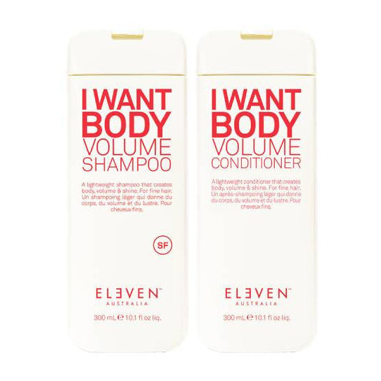 Eleven Australia I Want Body Volume Shampoo & Conditioner 300ml Bundle