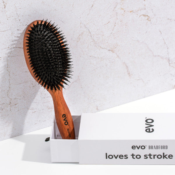 Evo BRADFORD Natural Bristle Dressing Brush