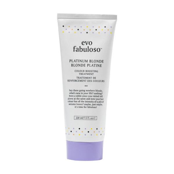 Evo Fabuloso PLATINUM BLONDE Colour Boosting Treatment 220ml