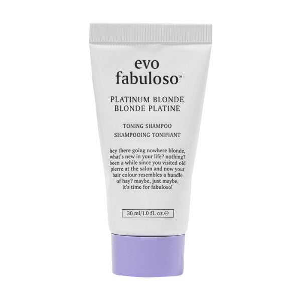 Evo Fabuloso PLATINUM BLONDE Colour Boosting Shampoo MINI 30ml