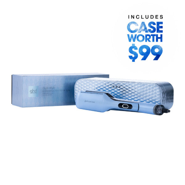 ghd Iced Luxe Collection DUET 2 in 1 Hot Air Styler in Icy Blue