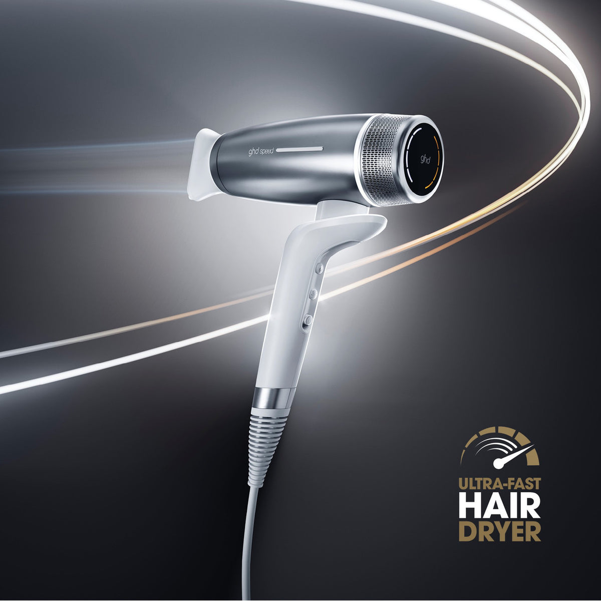 ghd Speed Halo Styling Concentrator Nozzle in White