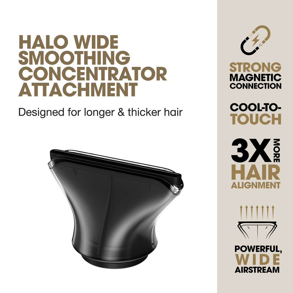 ghd Speed Halo Wide Smoothing Concentrator Nozzle