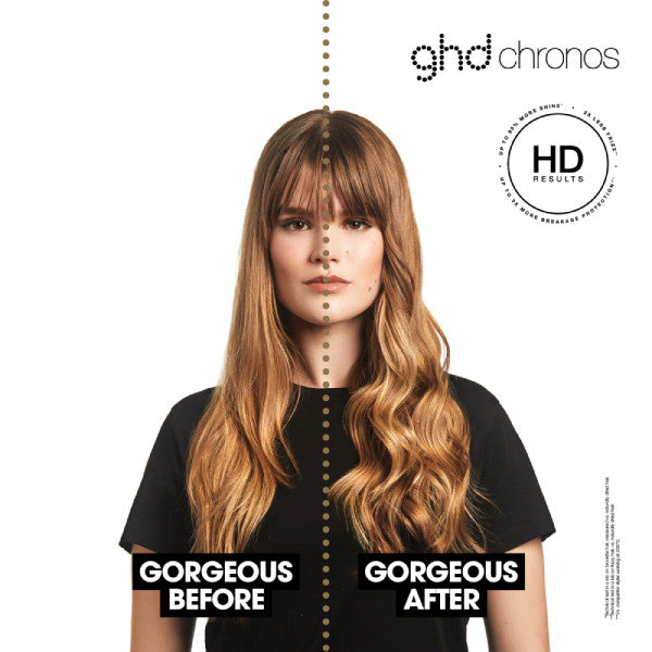 ghd Chronos Ultra-Fast HD Hair Straightener - Black