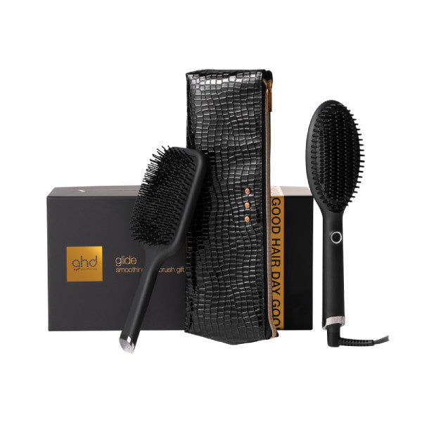 ghd Limited Edition Glide Hair Straightener Brush Gift Set