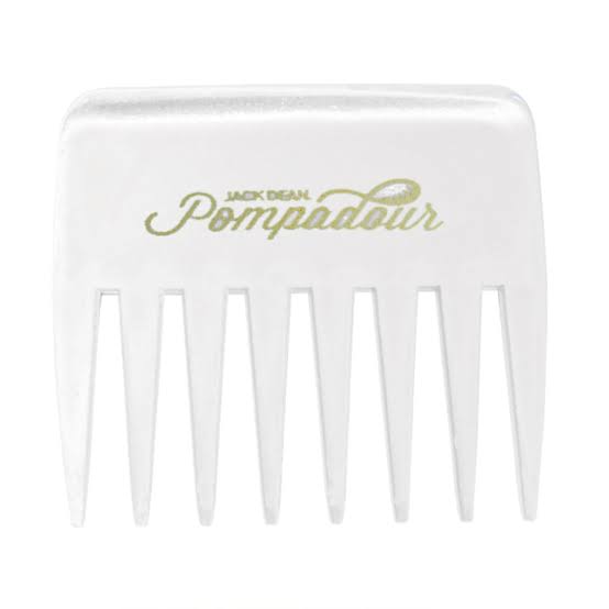 Denman Jack Dean Pompadour Comb - White