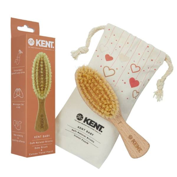 Kent Baby Soft Natural Bristle Brush (BA29)
