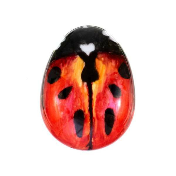 Kent Pebble Detangling Brush - Ladybug