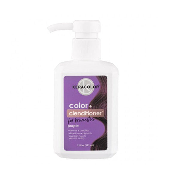 Keracolor Color + Clenditioner 355ml - PURPLE FOR BRUNETTES