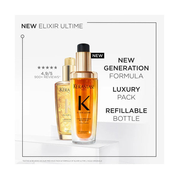 Kérastase Elixir Ultime ヘアオイル + レフィル Kerastase Elixir Ultime Hair Oil REFILL | Boost Shine & Tame Frizz