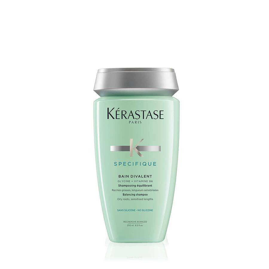 Kerastase Specifique Bain Divalent Balancing Shampoo 250ml for Oily Scalp, Dry Ends