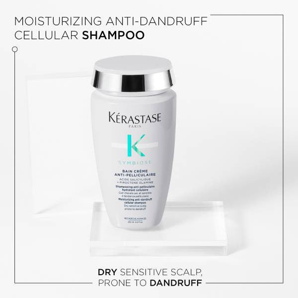 Kerastase Symbiose CREME Hydrating Anti-Dandruff Shampoo 250ml for Dry Sensitive Scalps