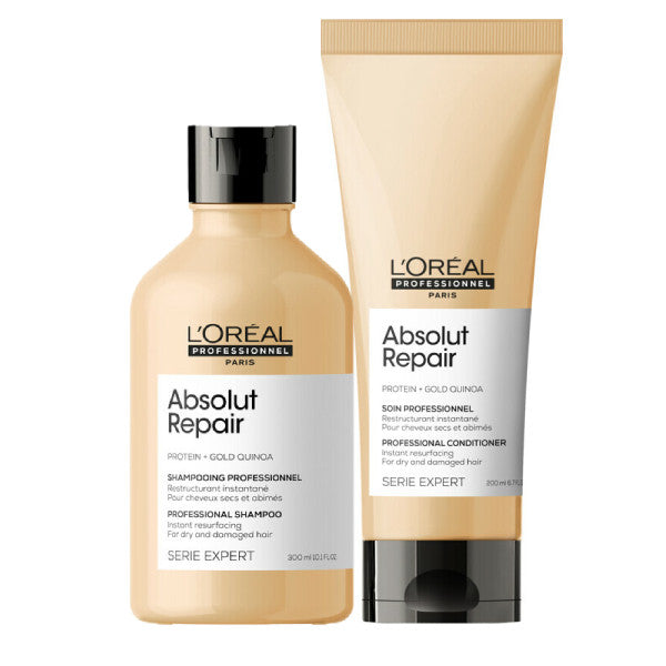 L'Oreal Serie Expert ABSOLUT REPAIR Shampoo & Conditioner Bundle