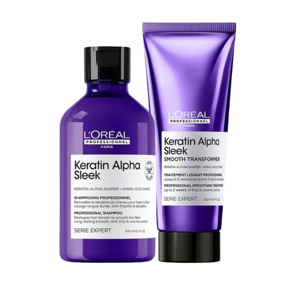 L'Oreal Serie Expert Keratin Alpha Sleek Duo
