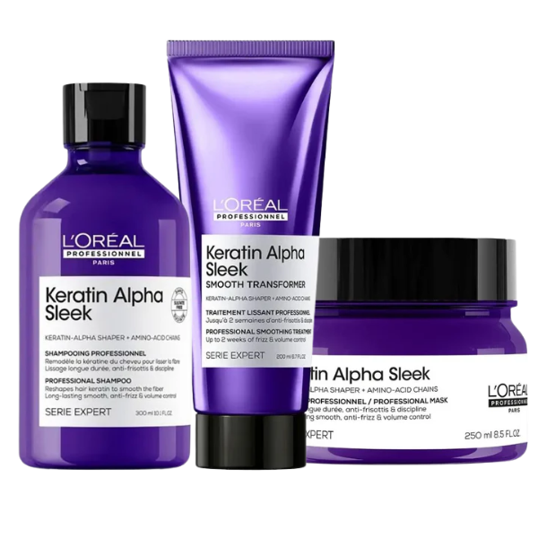 L'Oreal Serie Expert Keratin Alpha Sleek Trio