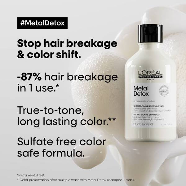 L'Oreal Serie Expert Metal Detox Anti-Metal Cleansing Cream Shampoo 300ml