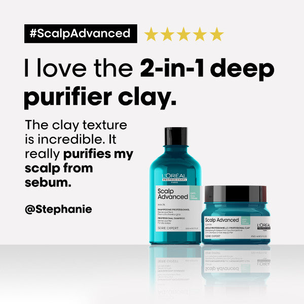 L'Oreal Scalp Advanced Anti-Oiliness 2in1 Deep Purifier Clay 250ml