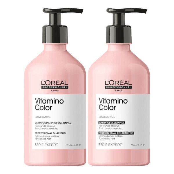 L'Oreal Serie Expert 500ml VITAMINO COLOUR Bundle