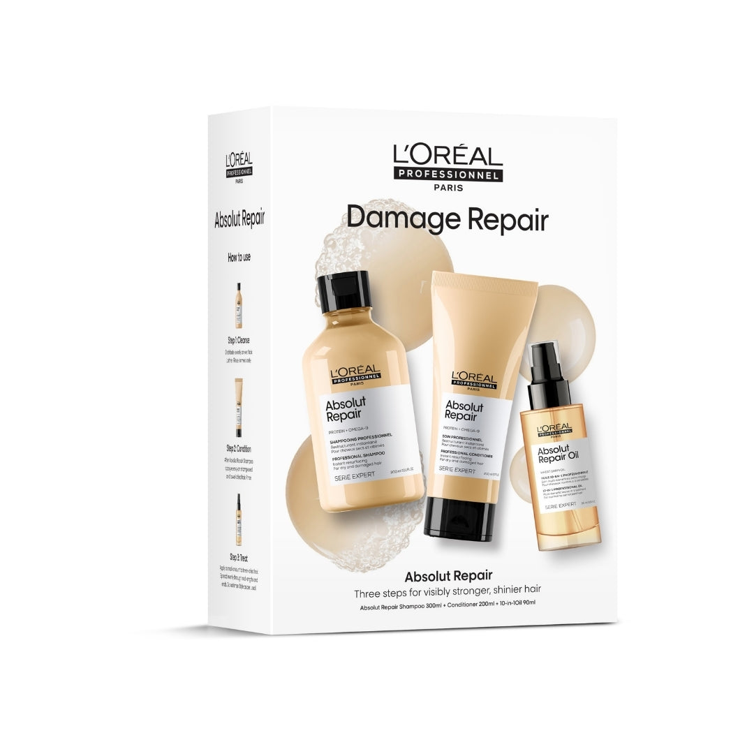 L'Oreal Professional ABSOLUT REPAIR Trio Gift Pack 2026