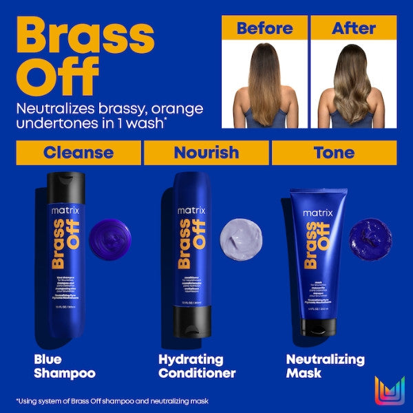 Matrix Total Results Brass Off Blue Shampoo 300ml