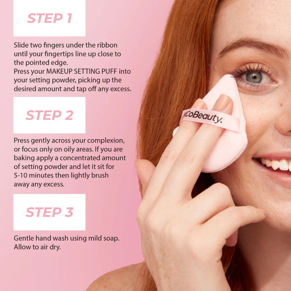 MCoBeauty Makeup Setting Puff Duo