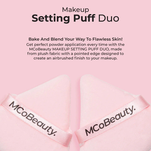 MCoBeauty Makeup Setting Puff Duo