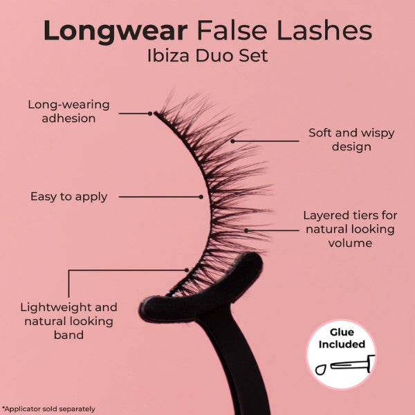 MCoBeauty Longwear False Lashes - IBIZA Duo Set