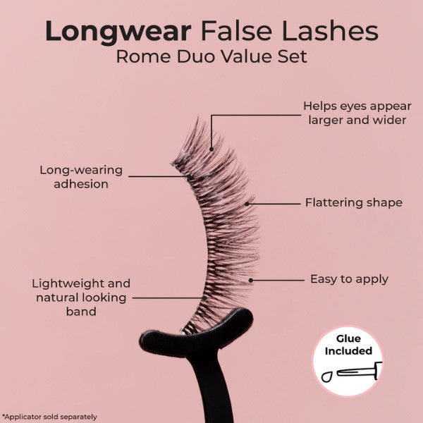 MCoBeauty Longwear False Lashes - ROME Duo Set