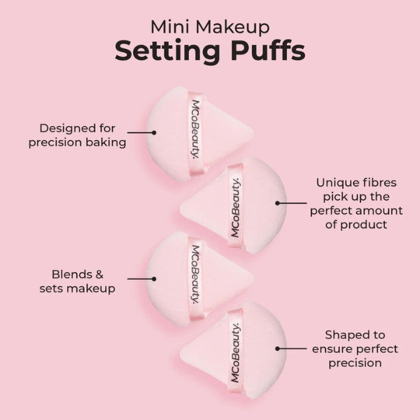 MCoBeauty Makeup Settings Puffs 4 Pack