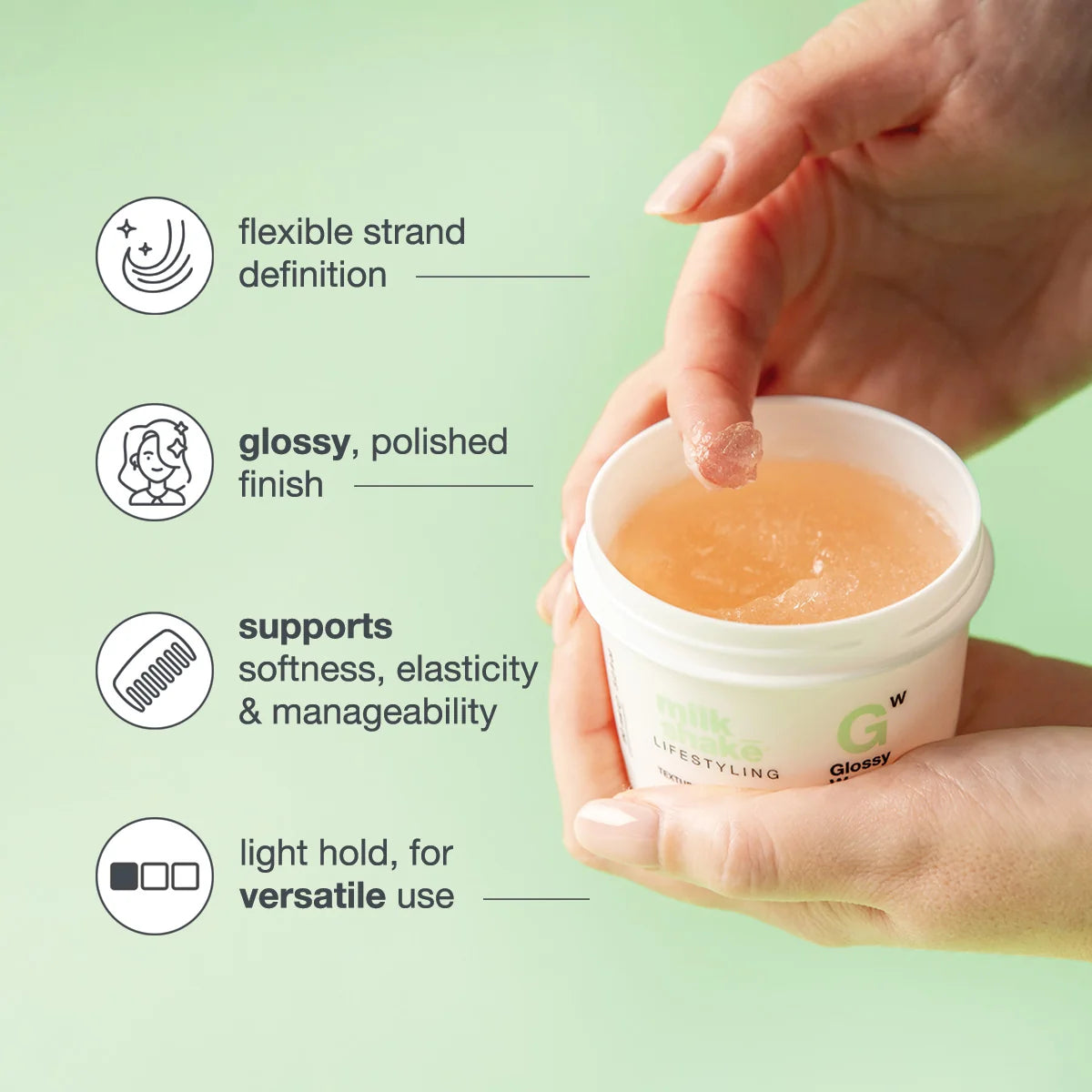 Milk Shake Lifestyling Glossy Wax 90ml