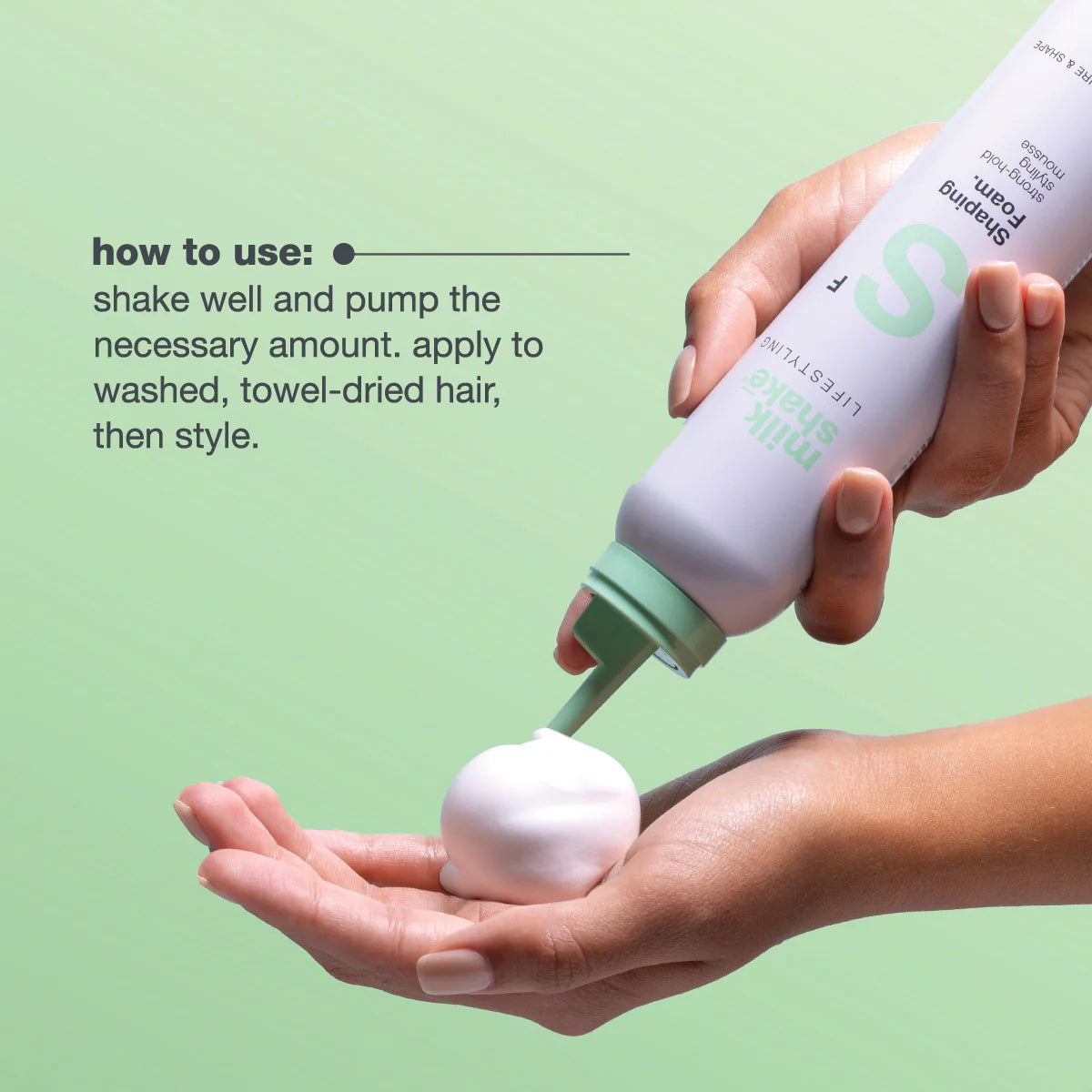 Milk Shake Lifestyling Shaping Foam 200ml NEW
