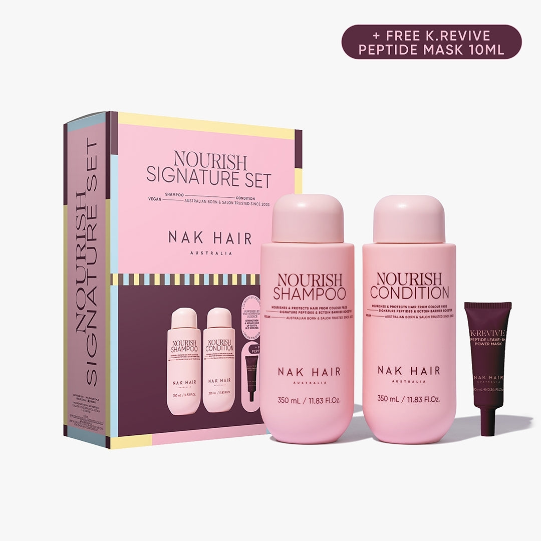 NAK Hair NOURISH 350ml Duo Gift Pack