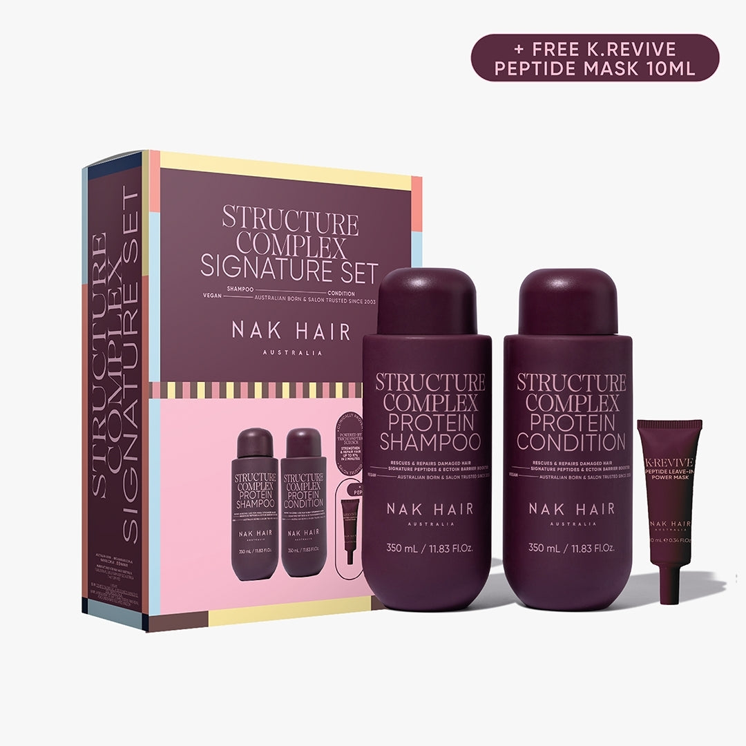 NAK Hair STRUCTURE COMPLEX 350ml Duo Gift Pack