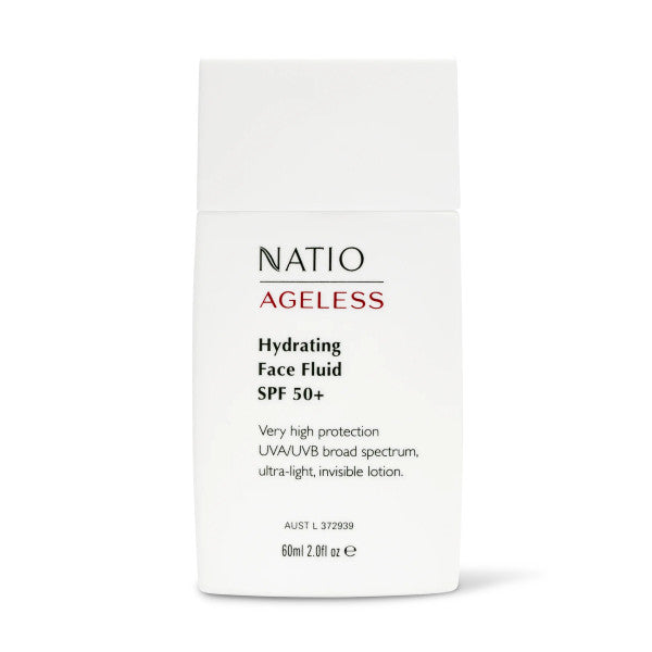 Natio Ageless Hydrating Face Fluid SPF 50+ 60ml