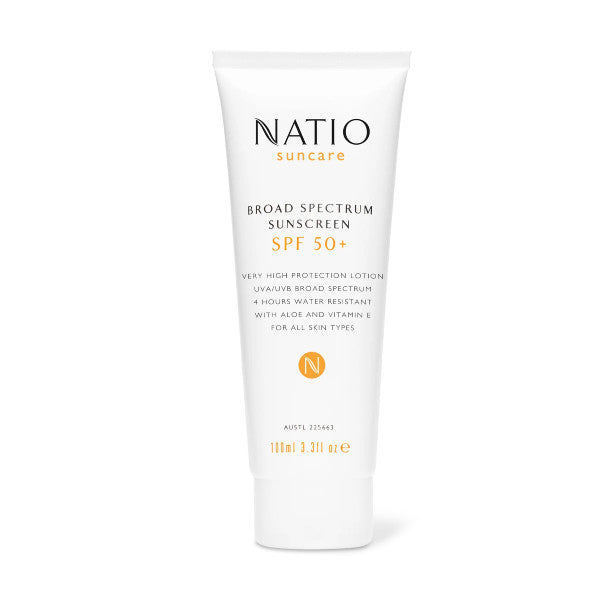 Natio Suncare Broad Spectrum Sunscreen SPF 50+ 100ml
