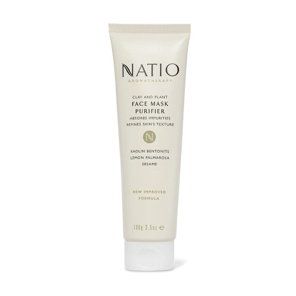 Natio Aromatherapy Clay and Plant Face Mask Purifier 100g