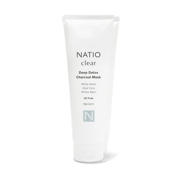 Natio Clear Deep Detox Charcoal Mask 100g