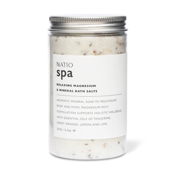 Natio Spa Relaxing Magnesium & Mineral Bath Salts 350g