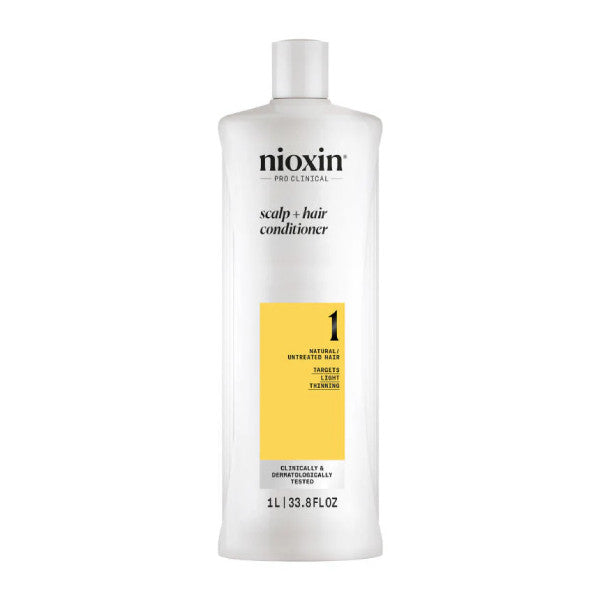 Nioxin System 1 Conditioner 1L - For Natural Hair with Light Thinning