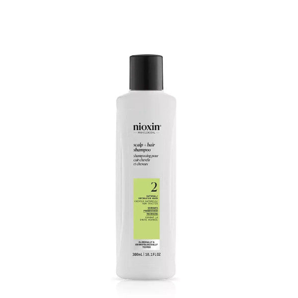 Nioxin System 2 Shampoo 300ml - For Natural Hair with Progressed Thinning
