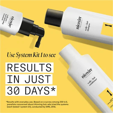 Nioxin System 1 Conditioner 1L - For Natural Hair with Light Thinning