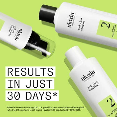 Nioxin System 2 Trial Kit - For Natural Hair with Progressed Thinning