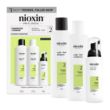 Nioxin System 2 Trial Kit - For Natural Hair with Progressed Thinning